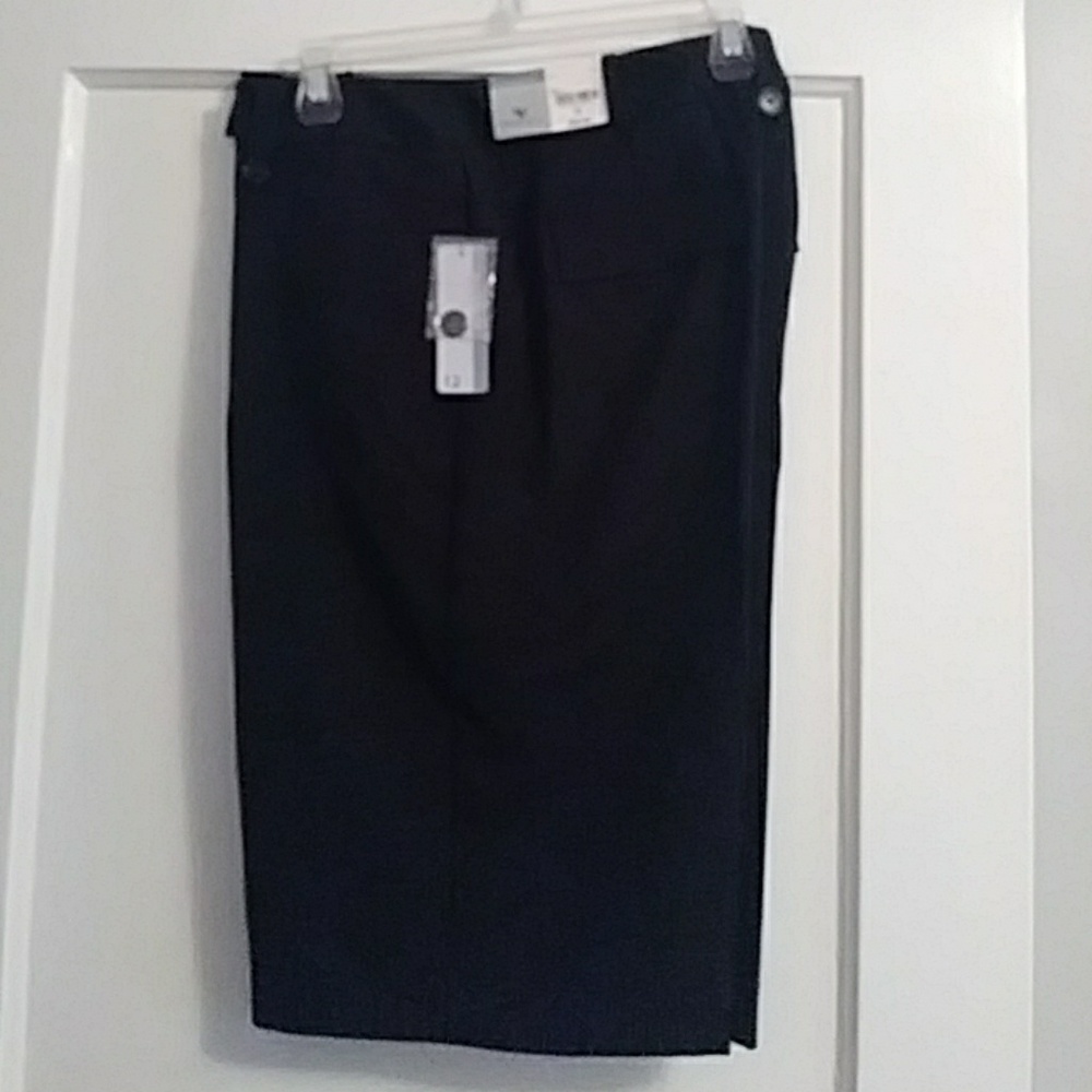 Black Walking Shorts, Size 12